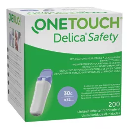 ONE TOUCH Pungidito monouso di sicurezza Delica 30 G, 200 pz