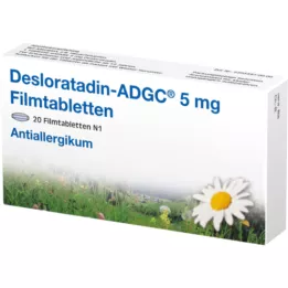 DESLORATADIN ADGC 5 mg compresse rivestite con film, 20 pz