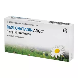 DESLORATADIN ADGC 5 mg compresse rivestite con film, 20 pz