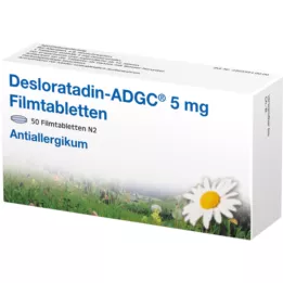 DESLORATADIN ADGC 5 mg compresse rivestite con film, 50 pz