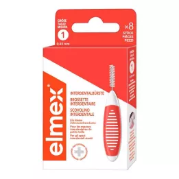 ELMEX Scovolini interdentali ISO misura 1 0,45 mm arancione, 8 pz