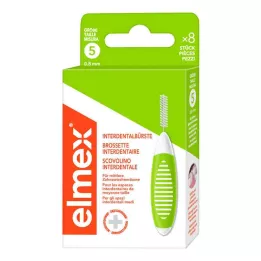 ELMEX Scovolini interdentali ISO misura 5 0,8 mm verde, 8 pz