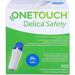 ONE TOUCH Pungidito monouso Delica Safety 23 G, 200 pz