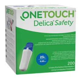 ONE TOUCH Pungidito monouso Delica Safety 23 G, 200 pz