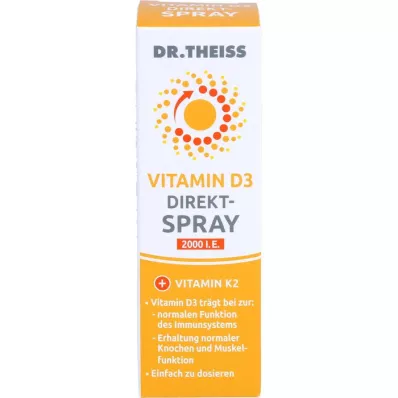 DR.THEISS Vitamina D3 Spray diretto, 20 ml