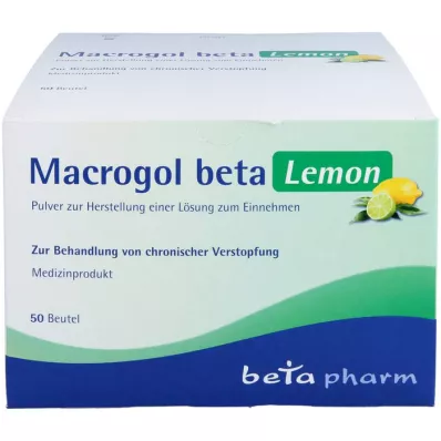 MACROGOL beta Limone Preparazione orale, 50 pz