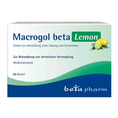MACROGOL beta Limone Preparazione orale, 50 pz MACROGOL beta Limone Preparazione orale, 50 pz