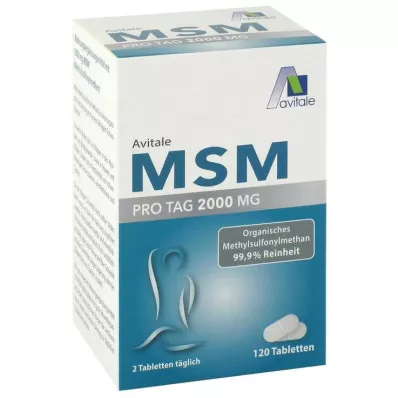 MSM compresse da 2000 mg, 120 pezzi MSM compresse da 2000 mg, 120 pezzi