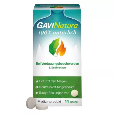 GAVINatura pastiglie per indigestione &amp; bruciore di stomaco, 14 pz
