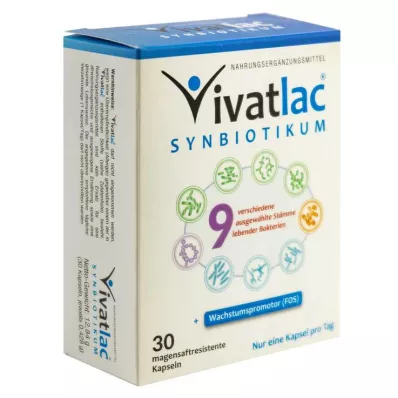 VIVATLAC SYNBIOTIKUM capsule rivestite di enterico, 30 pezzi