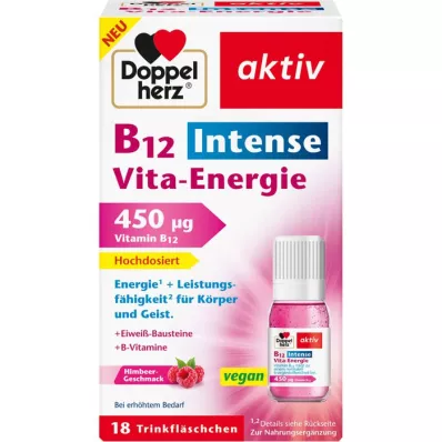 DOPPELHERZ B12 Intense Vita-Energie Trinkfl., 18 pz