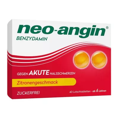 neo-angin Benzidamina per mal di gola acuto limone, 40 pz