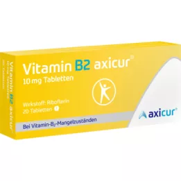 VITAMIN B2 AXICUR compresse da 10 mg, 20 pz