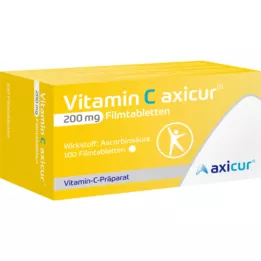 VITAMIN C AXICUR 200 mg compresse rivestite con film, 100 pz