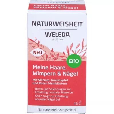 WELEDA Saggezza naturale I miei capelli Ciglia&amp;Unghie Kps, 46 pz