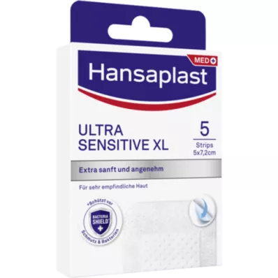 HANSAPLAST Medicazione ultrasensibile per ferite 5x7,2 cm XL, 5 pz