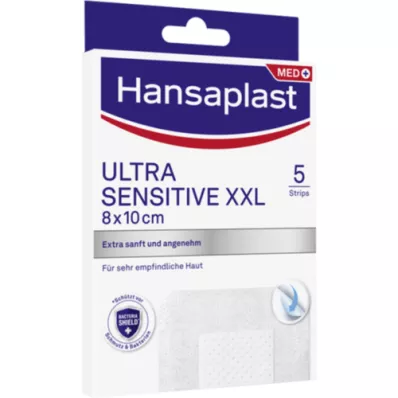 HANSAPLAST Medicazione ultrasensibile per ferite 8x10 cm XXL, 5 pz