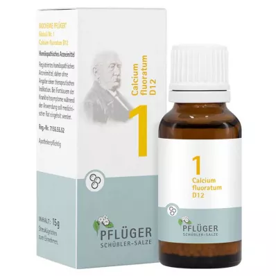 [1 calcium fluoratum D 12 globuli, 15 g