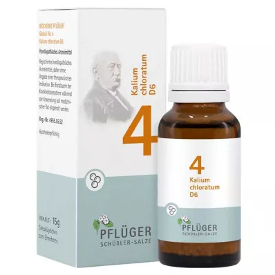 [aratro delluomo 4 Kalium chloratum D 6 globuli, 15 g