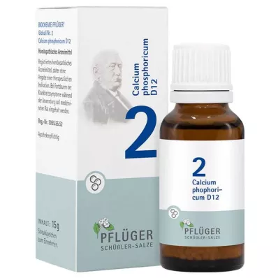 Biochimica Pflueger 2 Calcio fosforico D 12 Gl., 15 g Biochimica Pflueger 2 Calcio fosforico D 12 Gl., 15 g