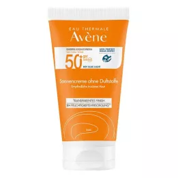 AVENE Crema solare SPF 50+ senza profumo, 50 ml