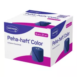PEHA-HAFT Colore Fixierb.latexfrei 6 cmx21 m blu, 1 pz
