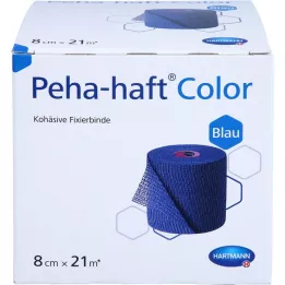 PEHA-HAFT Colore Fixierb.latexfrei 8 cmx21 m blu, 1 pz