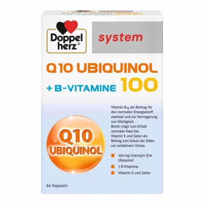 Capsule del sistema Doppelherz Q10 Ubiquinol 100, 60 pz
