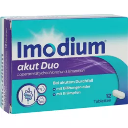 IMODIUM akut Duo 2 mg/125 mg compresse, 12 pz