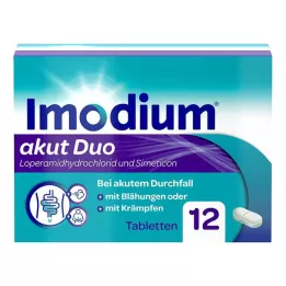 IMODIUM akut Duo 2 mg/125 mg compresse, 12 pz