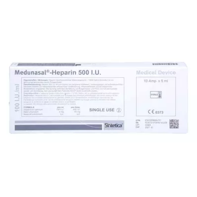Eparina medunasale 500 U.I.Fiale, 10X5 ml