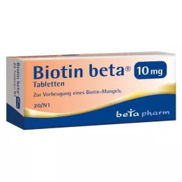 BIOTIN BETA compresse da 10 mg, 20 pezzi