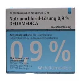 NATRIUMCHLORID-Soluzione 0,9% Deltamedica Luer Pl., 20X10 ml