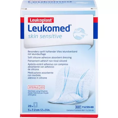 LEUKOMED pelle sensibile sterile 5x7,2 cm, 20 pz