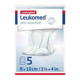 LEUKOMED pelle sensibile sterile 8x10 cm, 5 pz