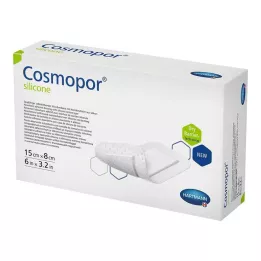 COSMOPOR medicazione in silicone per ferite 8x15 cm, 5 pz