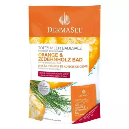 DERMASEL Sali da bagno del Mar Morto Arancio &amp; Legno di cedro, 1 p