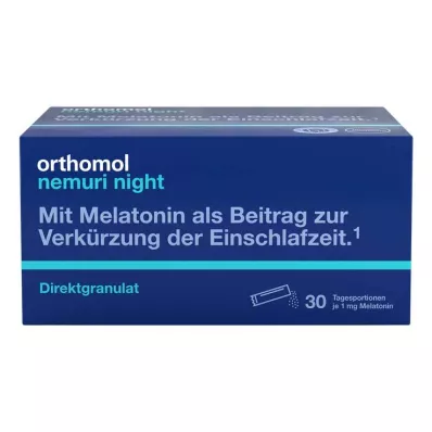 ORTHOMOL nemuri night direct granuli, 30 pz