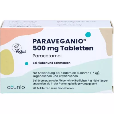 PARAVEGANIO compresse da 500 mg, 20 pezzi