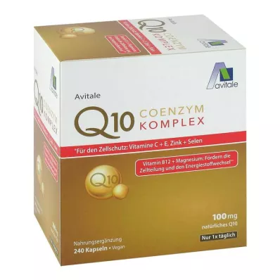 Coenzima Q10 capsule da 100 mg + vitamine + minerali, 240 pz Coenzima Q10 capsule da 100 mg + vitamine + minerali, 240 pz