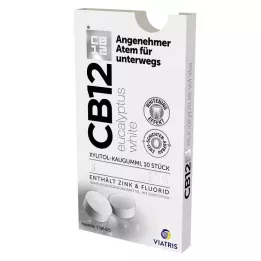 CB12 boost Gomma da masticare bianca alleucalipto, 10 pz