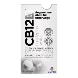 CB12 boost Gomma da masticare bianca alleucalipto, 10 pz