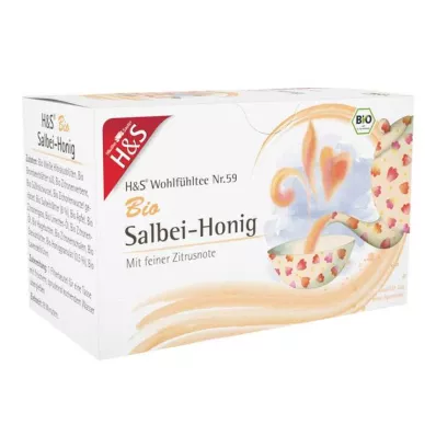 H&amp;S Bustina Filtro Miele Di Salvia Biologico, 20X2 g