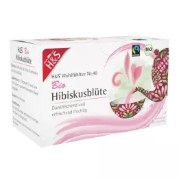 H&amp;S Sacchetto filtro per fiori di ibisco biologici, 20X1,75 g