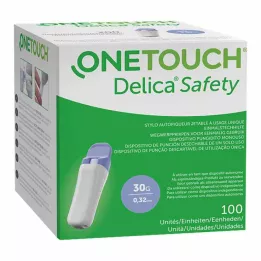 ONE TOUCH Pungidito monouso di sicurezza Delica 30 G, 100 pz