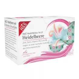 H&amp;S Mirtillo con Vitamine B Zinco e Selenio Puff, 20X2,5 g