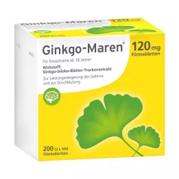 GINKGO-MAREN 120 mg compresse rivestite con film, 200 pz