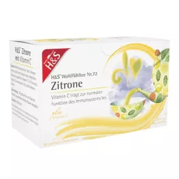 H&S Limone con sacchetto filtro alla vitamina C, 20X2,5 g