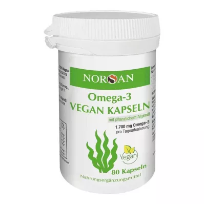 Norsan Omega-3 capsule vegane, 80 pezzi