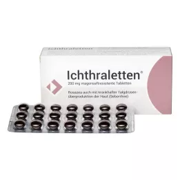 ICHTHRALETTEN 200 mg compresse rivestite con enterici, 84 pezzi